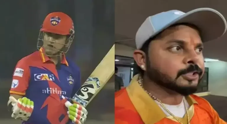 gambhir vs sreesanth