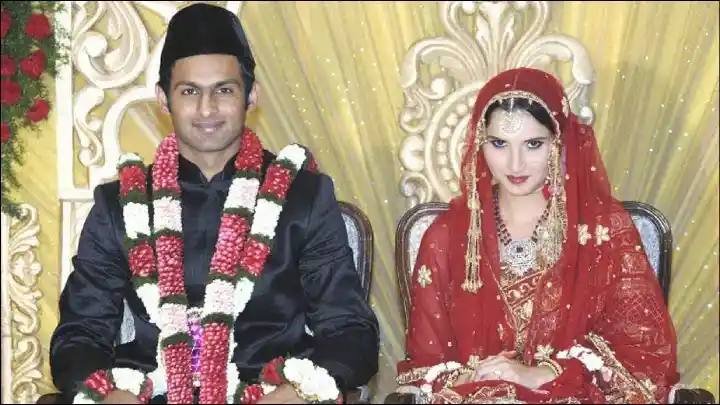 Shoaib malik and Sania Mirza Wedding Picture