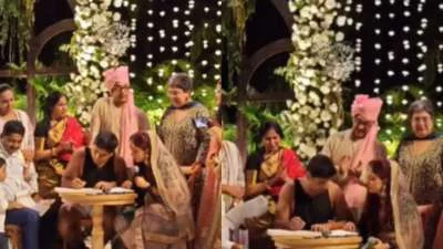 Aamir Khan at Nupur Shikhare and Ira Khan's Wedding