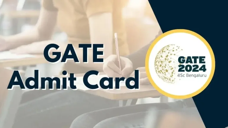 GATE 2024 ADMIT CARD