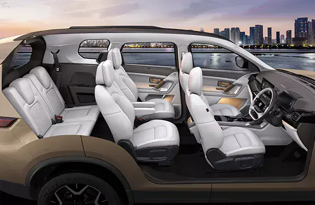 TATA Safari 2024 Seats.