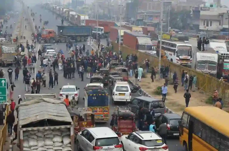 Truck Drivers Strike