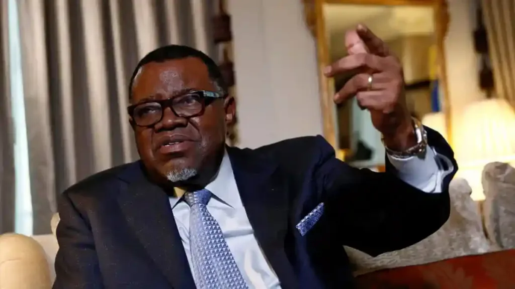 Namibia President Hage Geingob